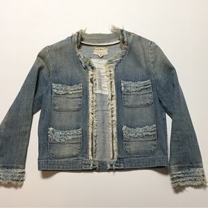 🍂Current Ellliot denim jacket size 0.
